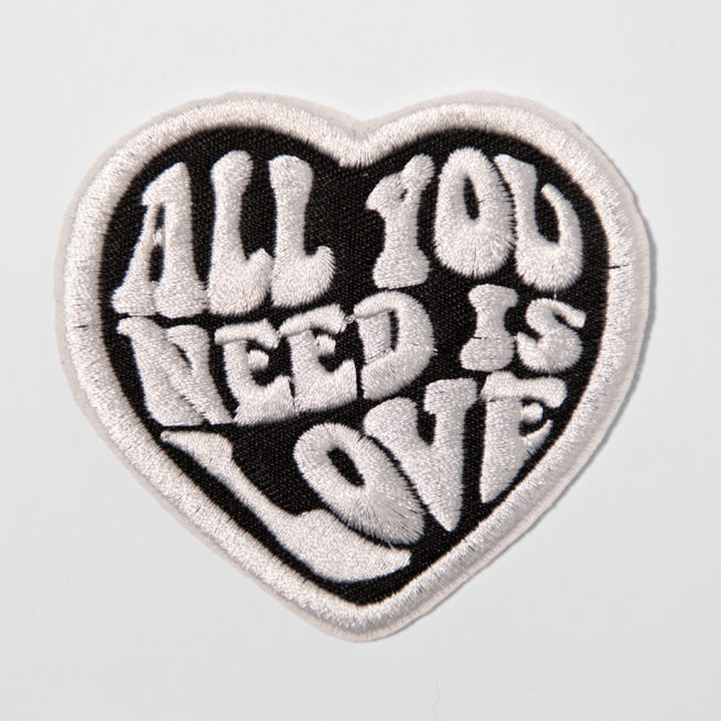 All You Need is Love Patch-Black