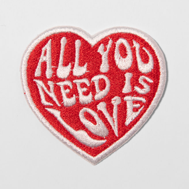 All You Need Is Love Patch-Red