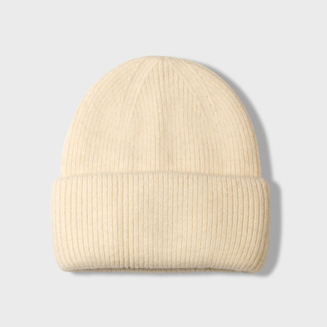 Cream Beanie